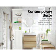 Artiss Bathroom Cabinet Storage 160cm White FURNI-G-TB128-WH
