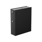 Artiss Bathroom Storage Cabinet Toilet Slim Tissue Box Caddy Holder Side Wooden Black FURNI-G-TIS382-BK