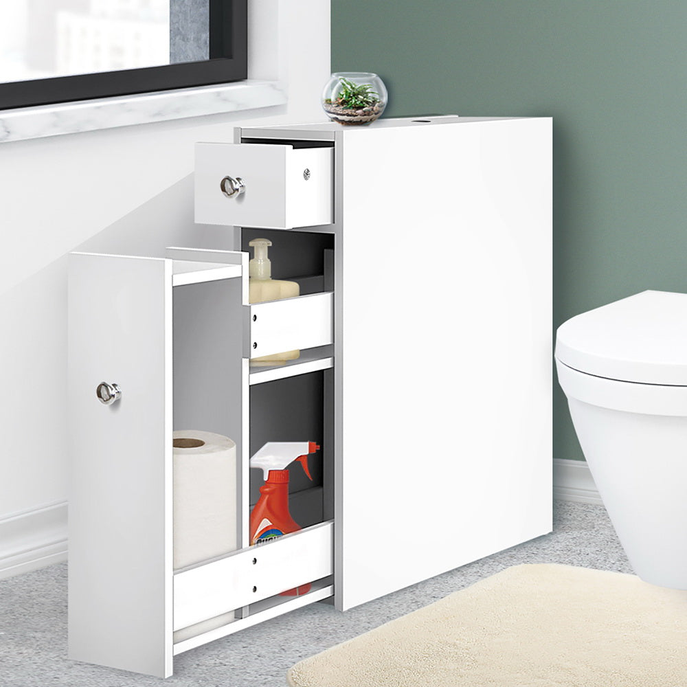 Artiss Bathroom Storage Cabinet Tissue Holder FURNI-G-TIS382-WH