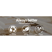 Artiss TV Cabinet Entertainment Unit 180cm Oak White Gary FURNI-G-TONI-TV180-AB
