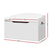 Keezi Kids Toy Box Chest Storage Cabinet Children Clothes Container Organiser FURNI-G-TOY02-WH