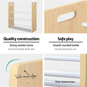 Keezi Kids Toy Box 12 Bins Bookshelf Organiser Children Storage Rack