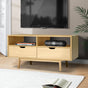 Artiss TV Cabinet Entertainment Unit 120cm Pine Ford FURNI-G-TV120-WD-AB