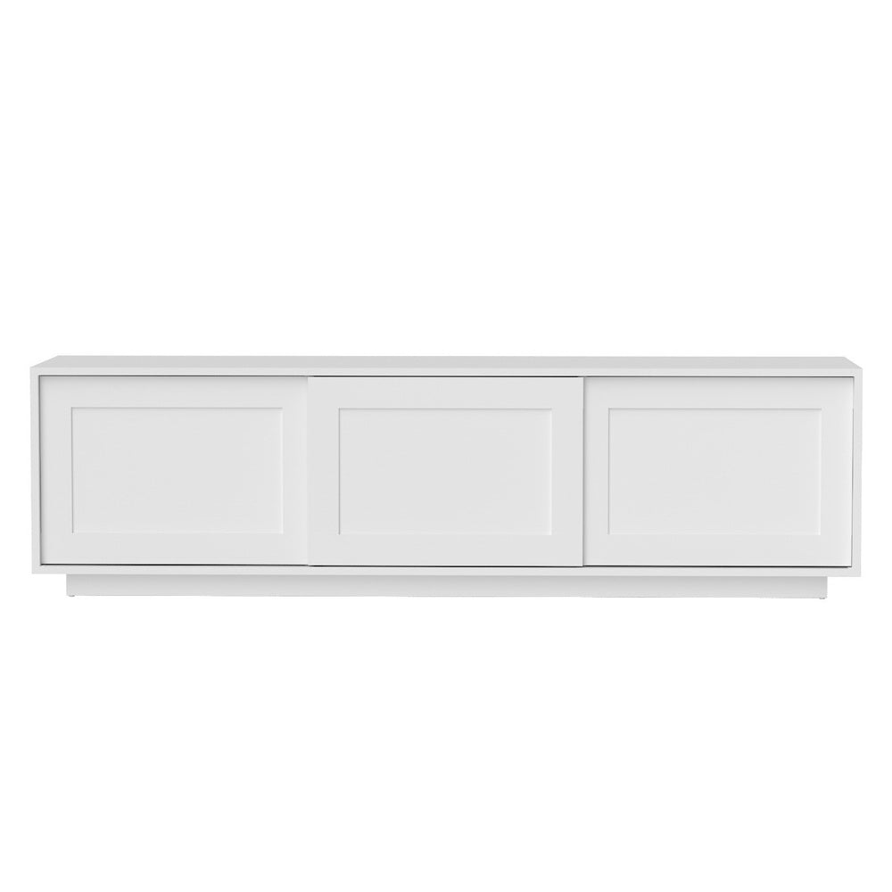 Artiss TV Unit Entertainment Unit Storage Cabinet 160cm White FURNI-L-3C-TV160-WH-AB