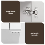 Artiss Buffet Sideboard Cabinet 180cm Cupboard Pantry Storage Drawer White DANA FURNI-L-BF02-WH-ABC