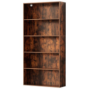 Artiss Bookshelf 5 Tiers Walnut FURNI-L-BSHELF-01-WAL-AB