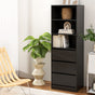 Artiss 3 Chest of Drawers Tallboy Cabinet Black FURNI-L-CDR-3D3S-BK-AB