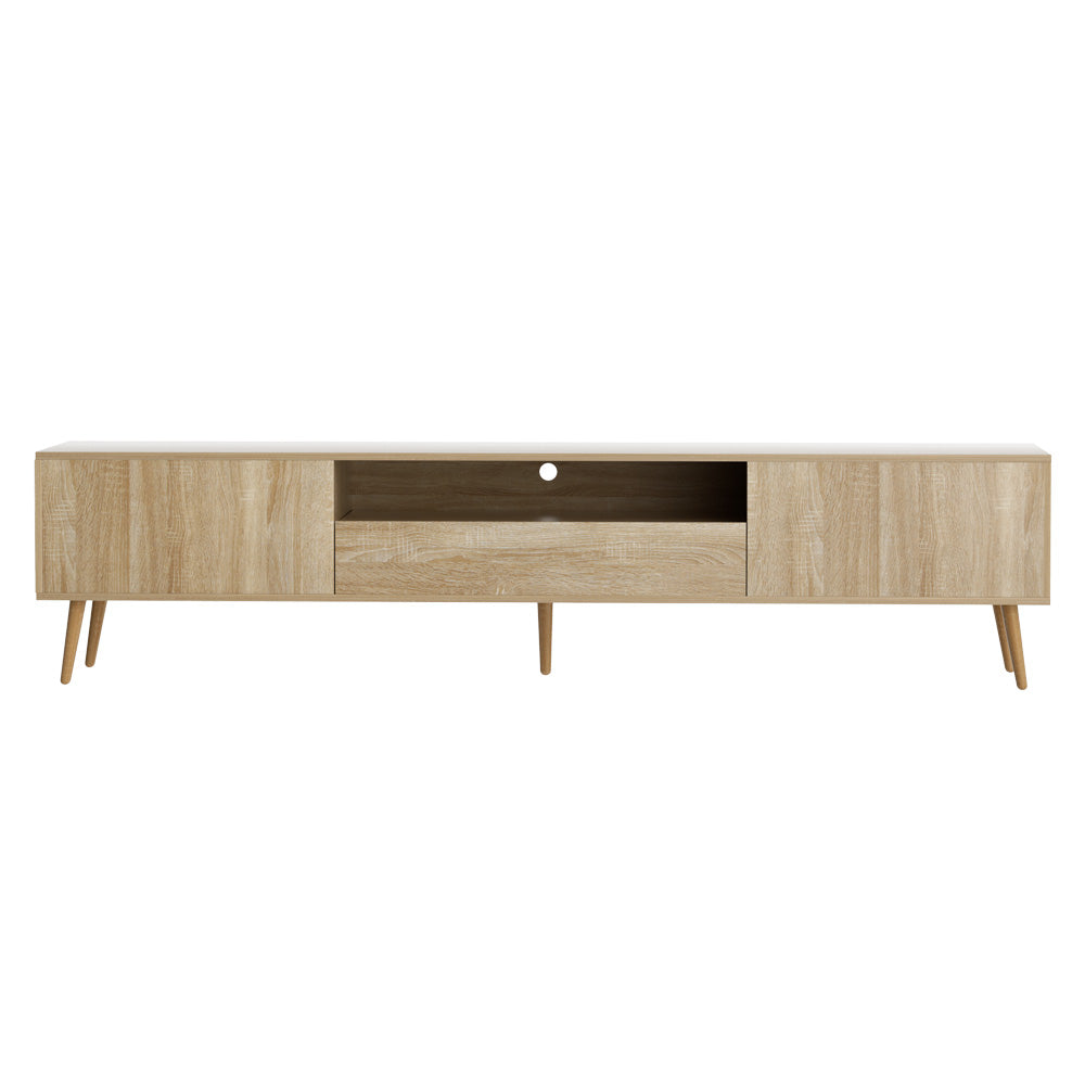 Artiss Entertainment Unit Alex TV Cabinet Storage Drawers 200CM FURNI-L-CT01-TV200-WD-AB