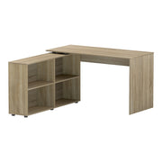 Artiss Computer Desk Bookshelf Oak 130CM FURNI-L-DESK01-WD-AB