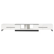 Artiss Extendable TV Cabinet Entertainment Unit Stand White FURNI-L-EXT-TV190-WH-ABC