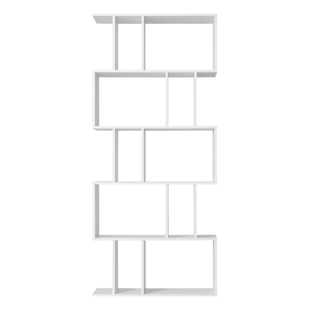 Artiss Bookshelf 5 Tiers - RITA White FURNI-L-SHELF01-WH-AB