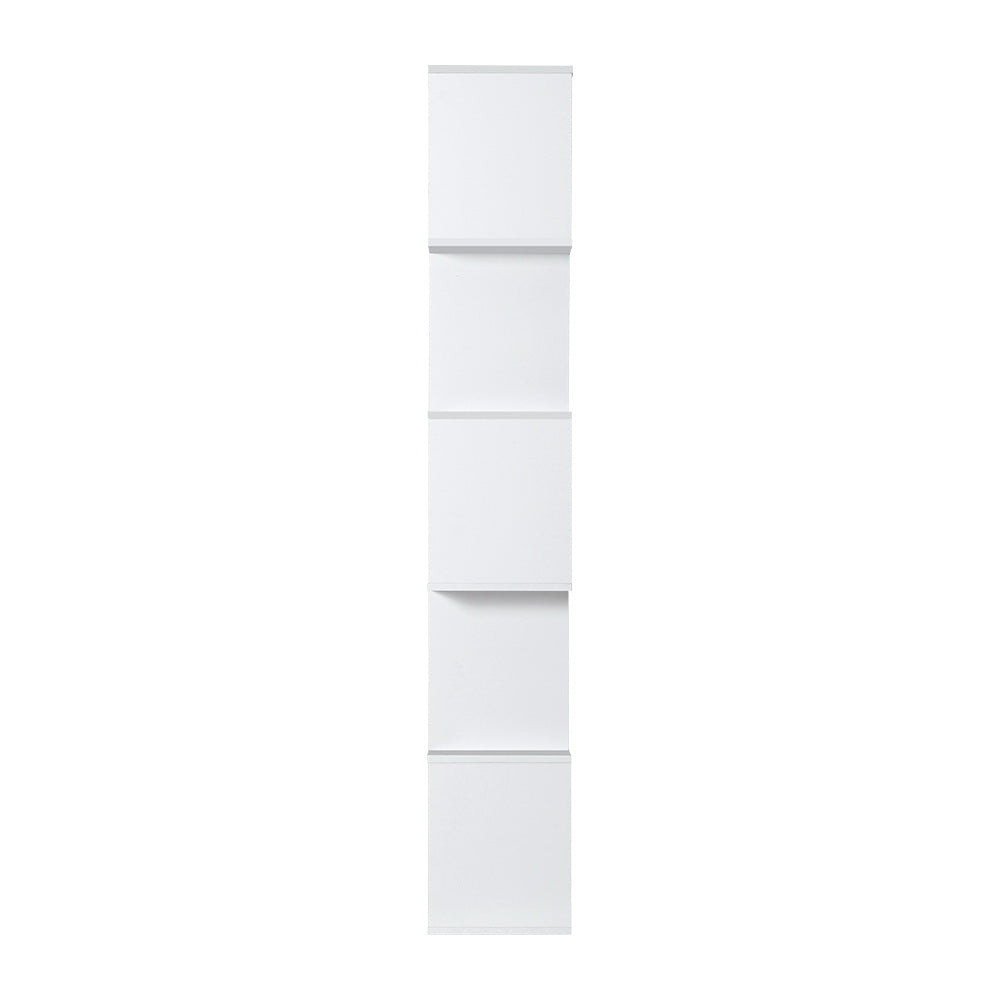Artiss Bookshelf 5 Tiers - RITA White FURNI-L-SHELF01-WH-AB