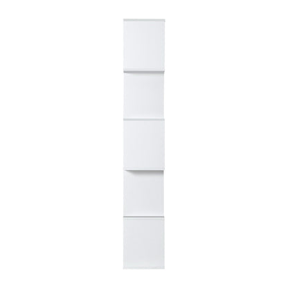 Artiss Bookshelf 5 Tiers - RITA White FURNI-L-SHELF01-WH-AB