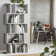 Artiss Bookshelf 5 Tiers - RITA White FURNI-L-SHELF01-WH-AB