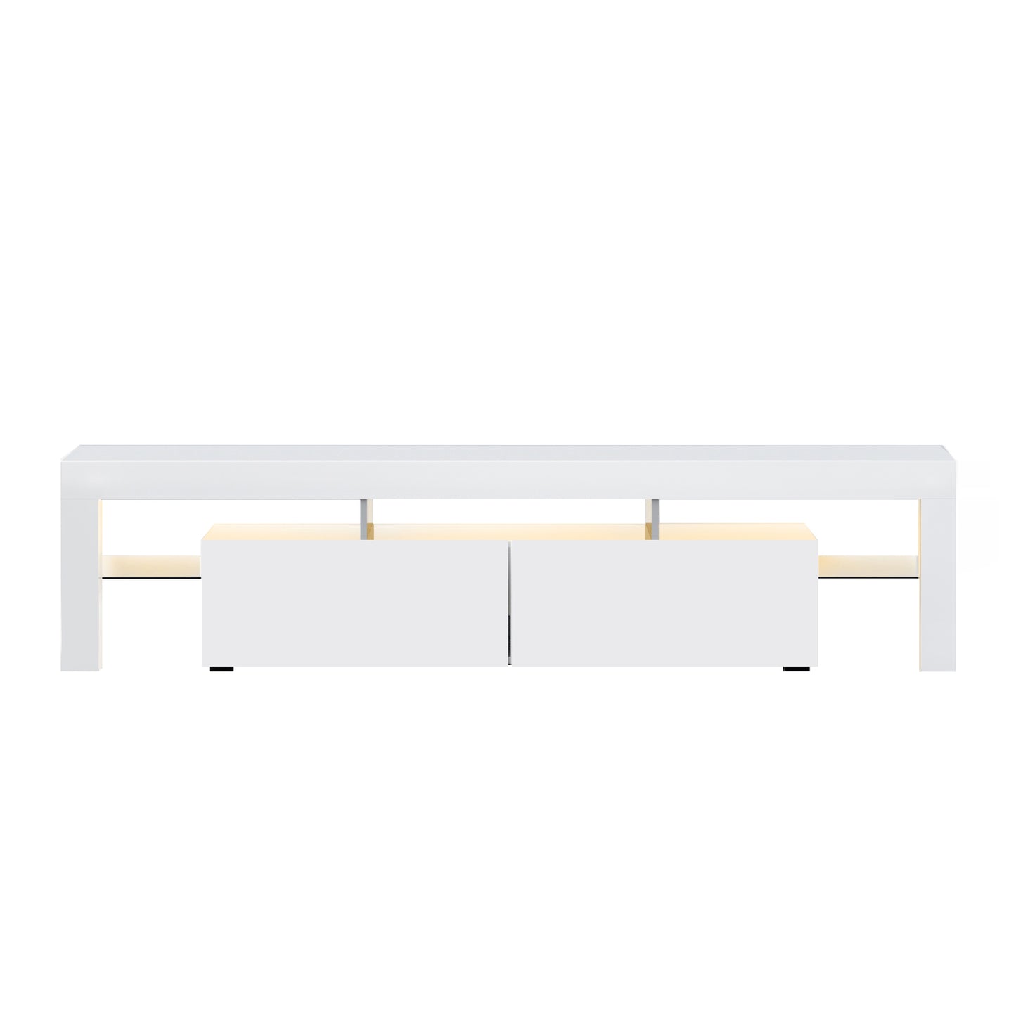 Artiss Entertainment Unit TV Cabinet LED 189cm White Elo FURNI-L-TV189-WH-AB