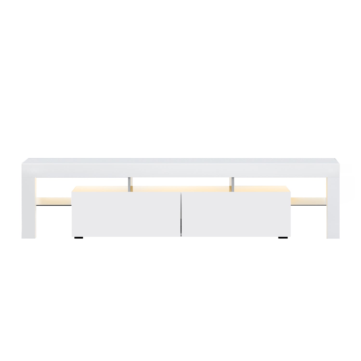 Artiss Entertainment Unit TV Cabinet LED 189cm White Elo FURNI-L-TV189-WH-AB