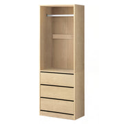 Artiss Wardrobe Clothes Closet Storage Organizer Pine FURNI-L-WR01-3D-WD-AB