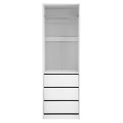 Artiss Wardrobe Clothes Closet Storage Organizer White FURNI-L-WR01-3D-WH-AB