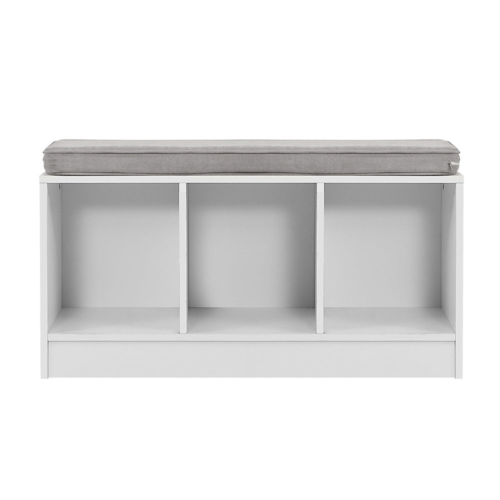 Artiss Shoe Rack Cabinet Bench White Zia FURNI-N-BEN01-WH