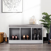 Artiss Shoe Rack Cabinet Bench White Zia FURNI-N-BEN01-WH