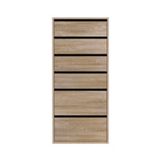 Artiss 6 Chest of Drawers Dresser Tallboy Pine FURNI-N-CDR-6D-WD-AB