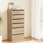 Artiss 6 Chest of Drawers Dresser Tallboy Pine FURNI-N-CDR-6D-WD-AB