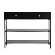 Artiss Console Table 3-Tier Black FURNI-N-CST-01-BK