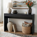 Artiss Console Table Hallway Sofa Entryway Entrance 120CM Black FURNI-N-CST-02-BK