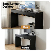 Artiss Console Table Hallway Sofa Entryway Entrance 120CM Black FURNI-N-CST-02-BK