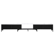 Artiss TV Cabinet Entertainment Unit Stand Extendable Black FURNI-N-EXT-TV240-BK-AB