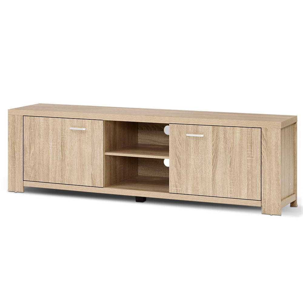 Artiss TV Cabinet Entertainment Unit 160cm Pine Maxi FURNI-N-MAXI-TV160-WD-AB
