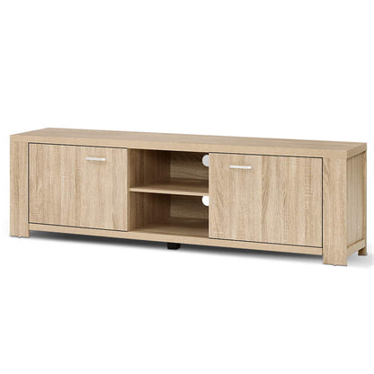 Artiss TV Cabinet Entertainment Unit 160cm Pine Maxi FURNI-N-MAXI-TV160-WD-AB