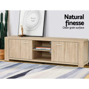 Artiss TV Cabinet Entertainment Unit 160cm Pine Maxi FURNI-N-MAXI-TV160-WD-AB