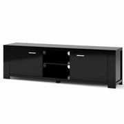 Artiss TV Cabinet Entertainment Unit 160cm Black Maxi FURNI-N-MAXI-TV160N-BK-AB