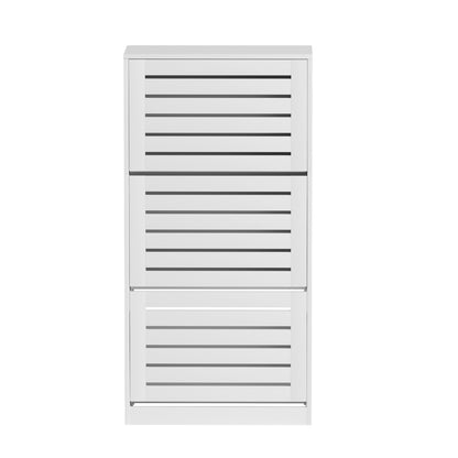 Artiss Shoe Cabinet Storage Drawer 45 Pairs White FURNI-N-SHOE-3D-WH
