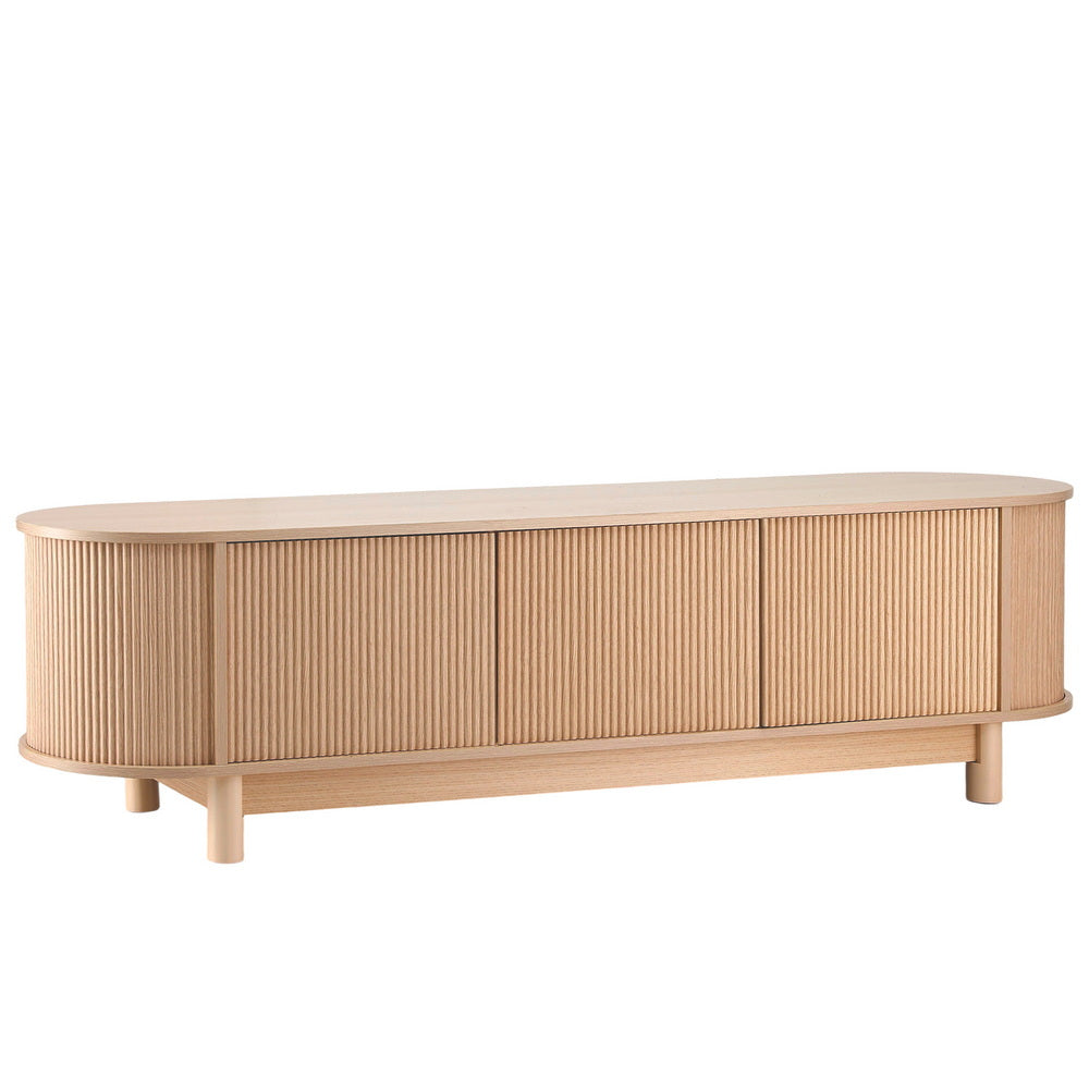 Artiss TV Unit Entertainment Unit Storage Cabinet 160cm Pine FURNI-N-TV160-WD