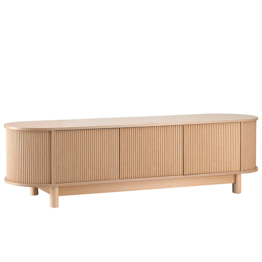 Artiss TV Unit Entertainment Unit Storage Cabinet 160cm Pine FURNI-N-TV160-WD