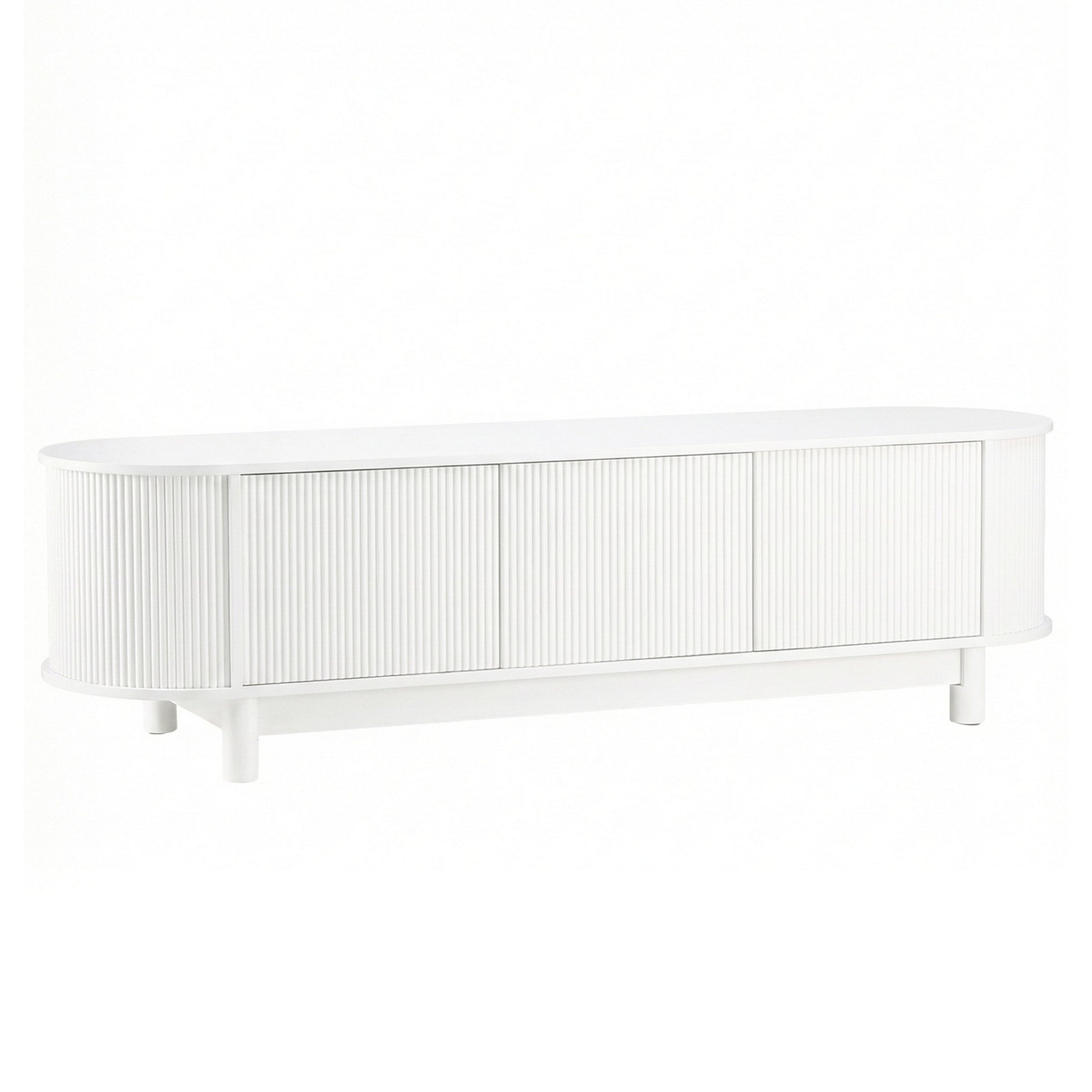 Artiss TV Unit Entertainment Unit Storage Cabinet 160cm White FURNI-N-TV160-WH