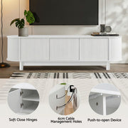 Artiss TV Unit Entertainment Unit Storage Cabinet 160cm White FURNI-N-TV160-WH