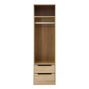Artiss Wardrobe Clothes Closet Storage Organizer Pine FURNI-N-WR01-2D-WD-AB