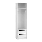 Artiss Wardrobe Clothes Closet Storage Organizer White FURNI-N-WR01-2D-WH-AB