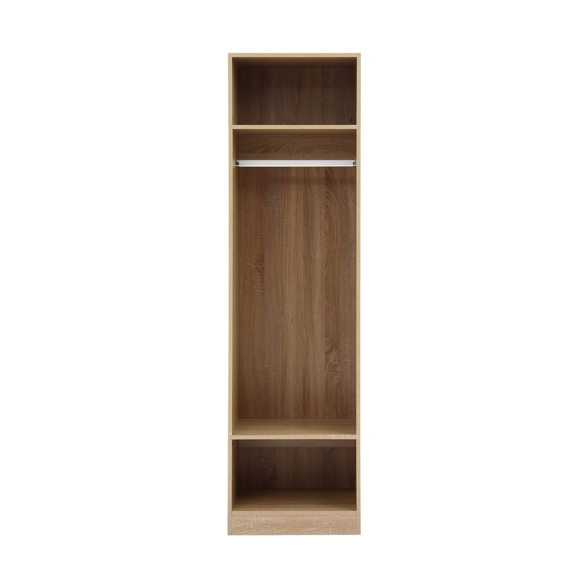 Artiss Wardrobe Clothes Closet Storage Organizer Shelf Pine FURNI-N-WR02-WD-AB