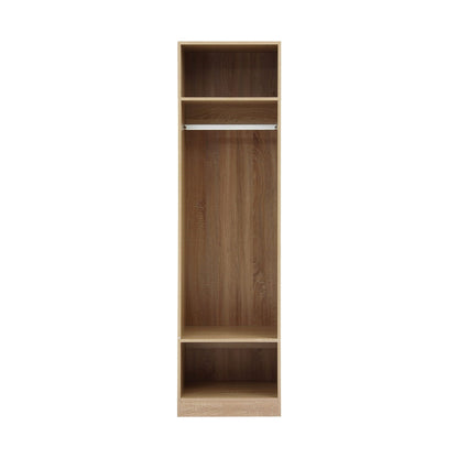 Artiss Wardrobe Clothes Closet Storage Organizer Shelf Pine FURNI-N-WR02-WD-AB