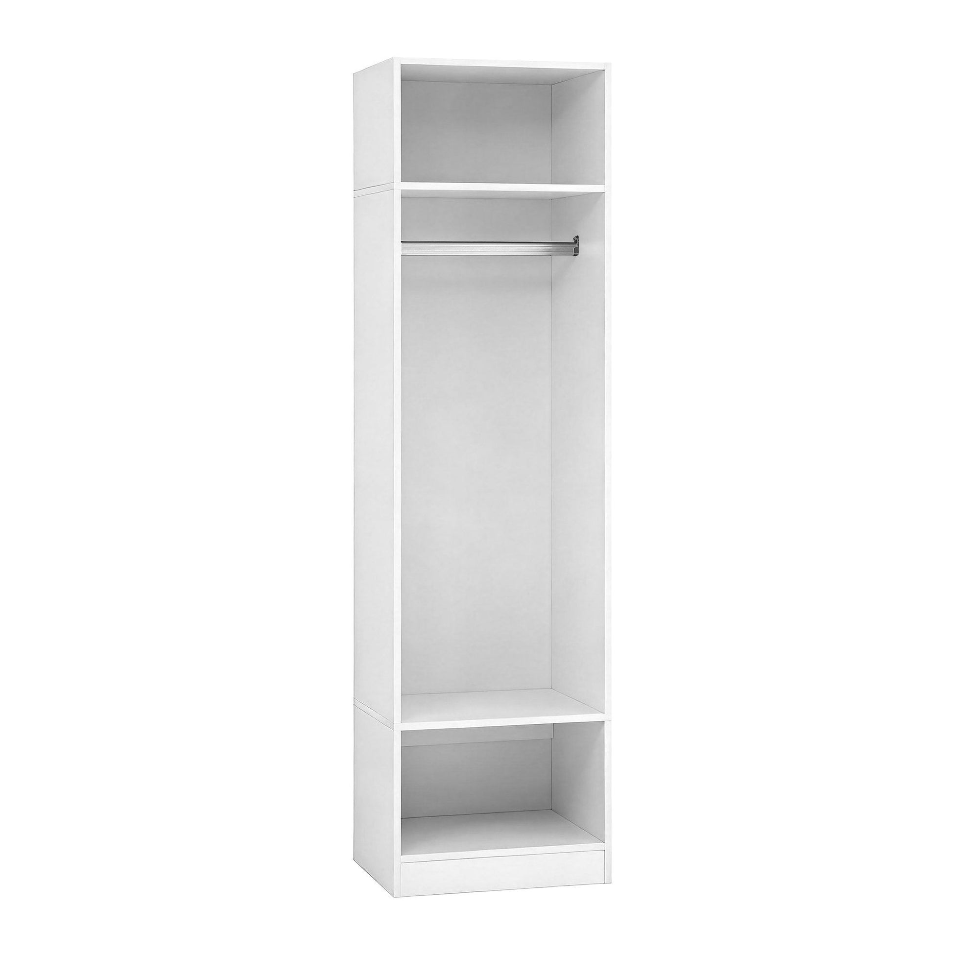 Artiss Wardrobe Clothes Closet Storage Organizer Shelf White FURNI-N-WR02-WH-AB