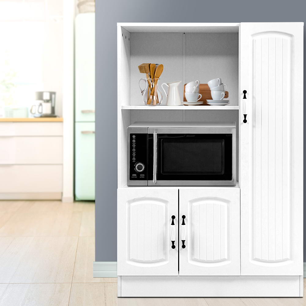 Artiss Buffet Sideboard - ARIA White FURNI-O-CAB-01-WH-AB