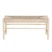 Artiss Dining Bench Paper Rope Seat Wooden Chair 100cm FURNI-P-DIN-BEN-01-WD