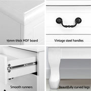 Artiss 5 Chest of Drawers - KUBI White FURNI-P-KUBI-TBOY-WH-AB