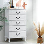 Artiss 5 Chest of Drawers - KUBI White FURNI-P-KUBI-TBOY-WH-AB