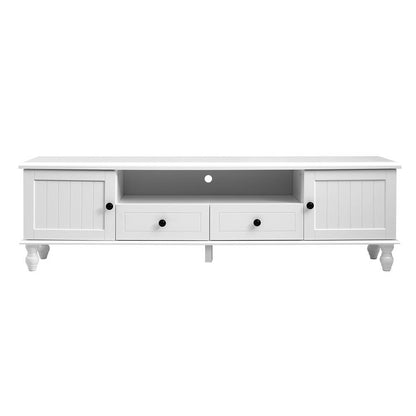 Artiss TV Cabinet Entertainment Unit 160cm White Kubi FURNI-P-KUBI-TV-WH-AB
