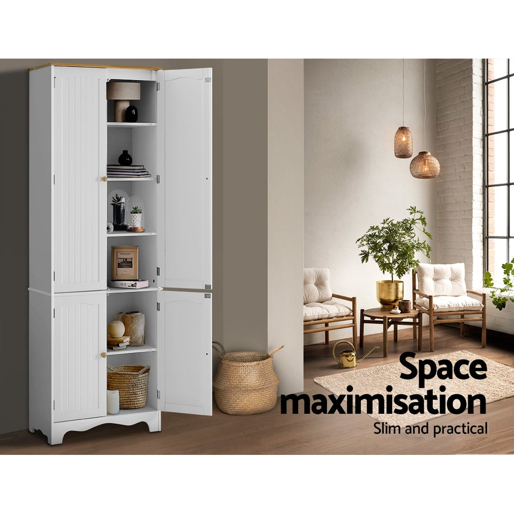 Artiss Buffet Sideboard 4 Doors - BERNE White FURNI-P-MED-01-WH-AB